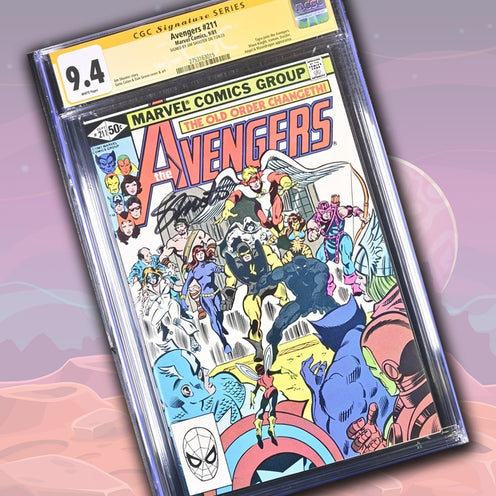 Avengers #211 Marvel Comics CGC Signature Series 9.4 Signed Jim Shooter