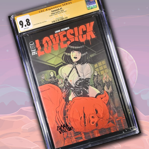 Lovesick #1 Image Comics CGC Signature Series 9.8 Signed Luana Vecchio