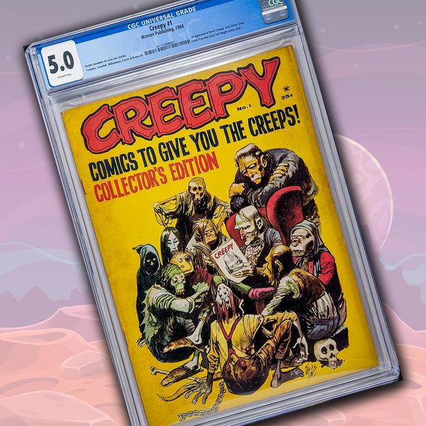 Creepy #1 Warren Publishing CGC Universal Grade 5.0