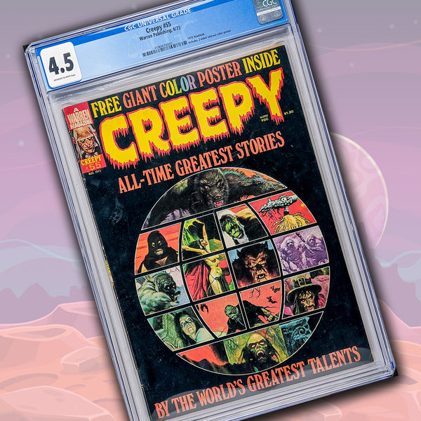 Creepy #55 Warren Publishing CGC Universal Grade 4.5