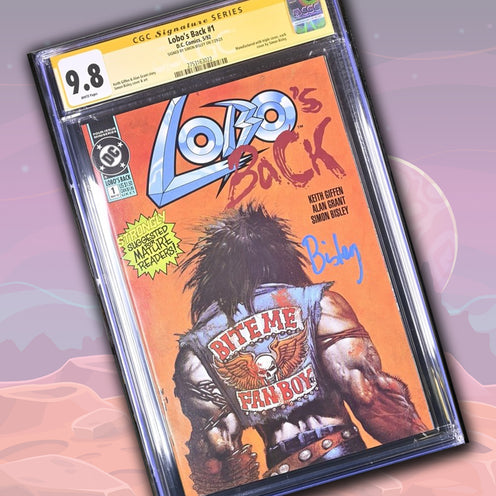 Lobo's Back #1 DC Comics CGC Signature Series 9.8 Signed Simon Bisley