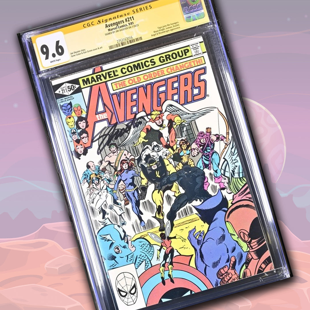 Avengers #211 Marvel Comics CGC Signature Series 9.6 Signed Jim Shooter