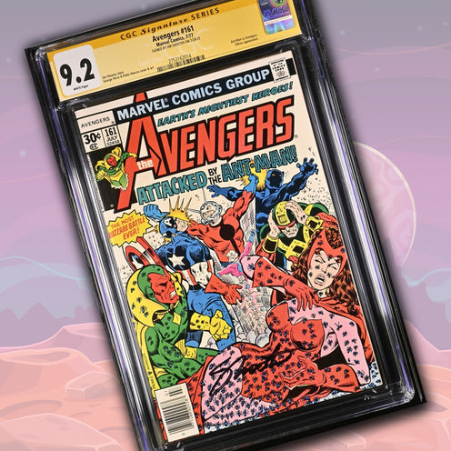 Avengers #161 Marvel Comics CGC Signature Series 9.2 Signed Jim Shooter