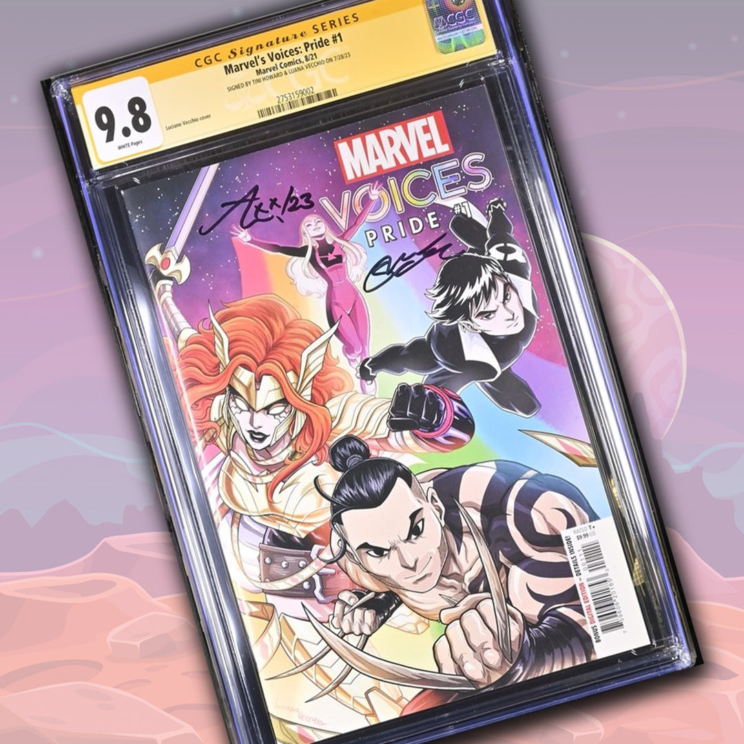 Marvel's Voices: Pride #1 Marvel Comics CGC Signature Series 9.8 Signed Tini Howard, Luana Vecchio