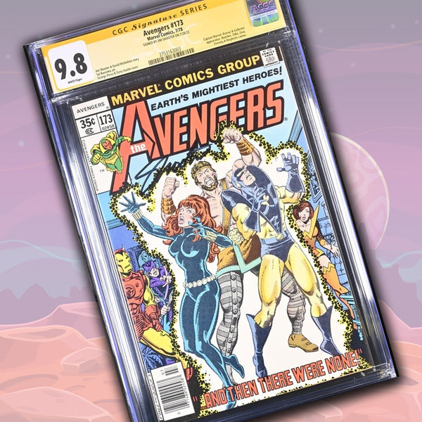 Avengers #173 Marvel Comics CGC Signature Series 9.8 Signed Jim Shooter