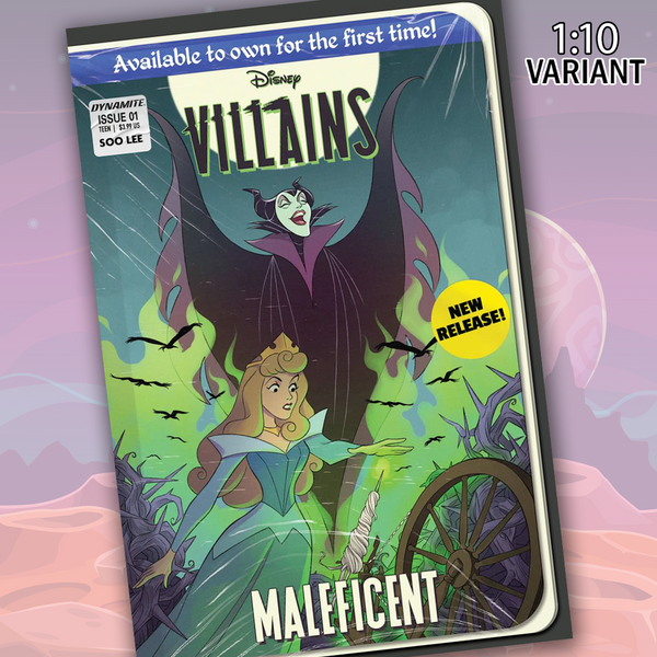 Disney Villains Maleficent #1 Cover H 1:10 VHS Homage Edition Variant Comic Book