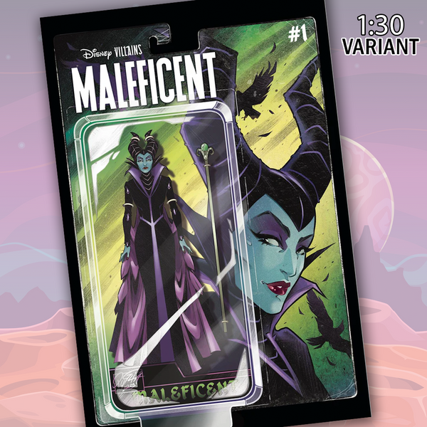 Disney Villains Maleficent #1 Cover L 1:30 Action Figure Edition Variant Comic Book