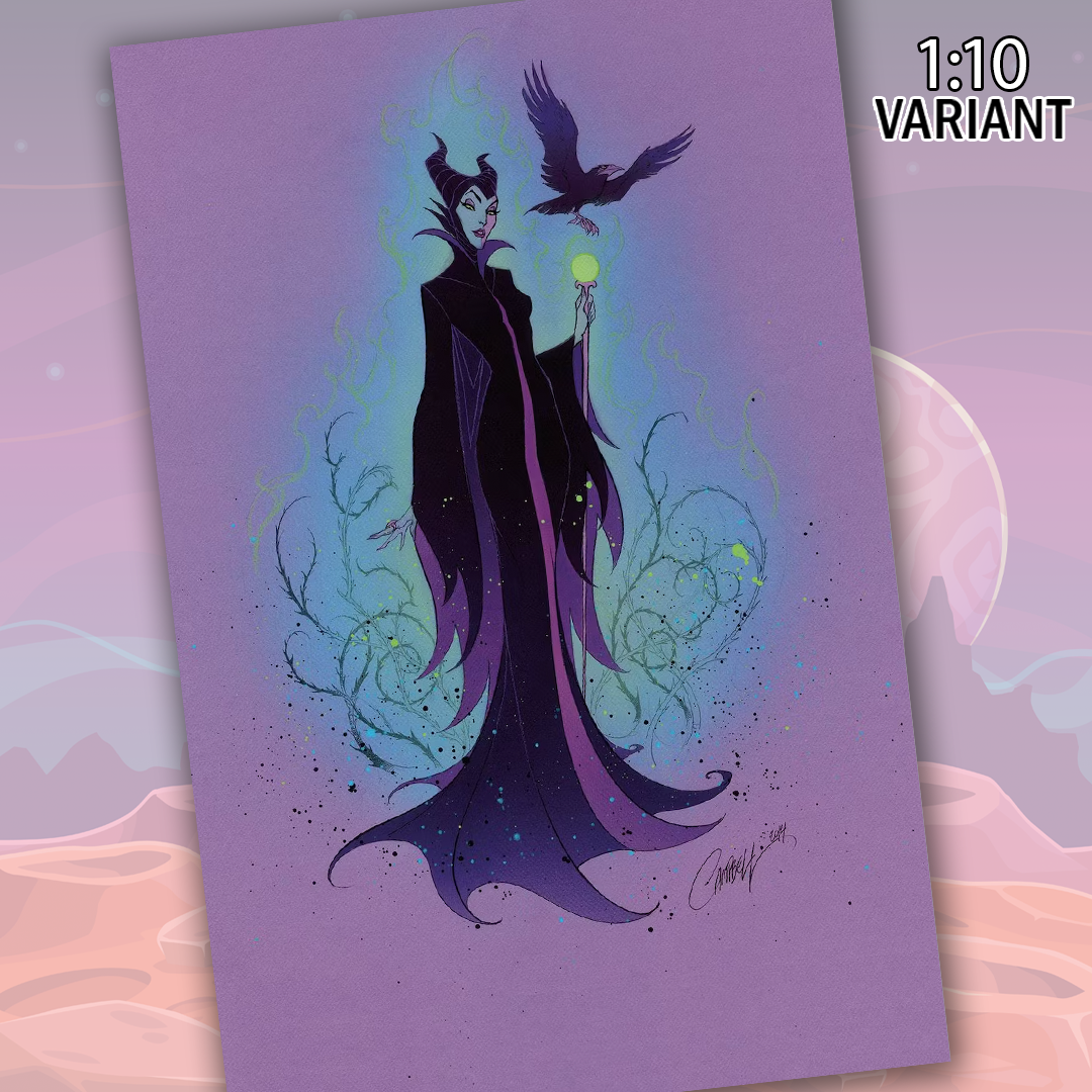 Disney Villains Maleficent #1 Cover ZG 1:10 Campbell Virgin Variant Comic Book