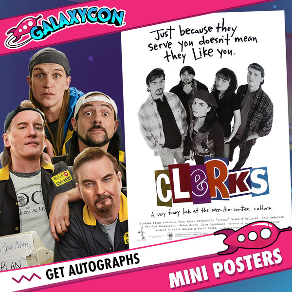 Clerks: Autograph Signing on Mini Posters, September 2