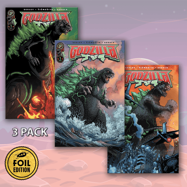 Godzilla #1 3-Pack Comic Book Bundle