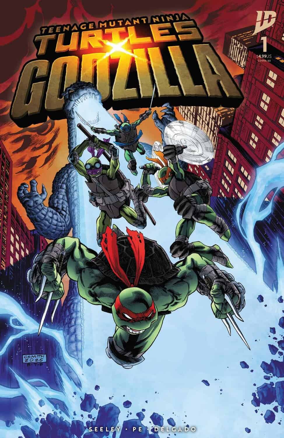 Teenage Mutant Ninja Turtles x Godzilla #1 Cory Smith GalaxyCon Exclusive Comic Book