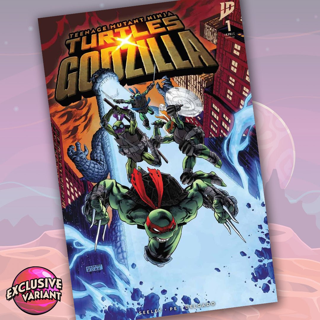 Teenage Mutant Ninja Turtles x Godzilla #1 Cory Smith GalaxyCon Exclusive Comic Book