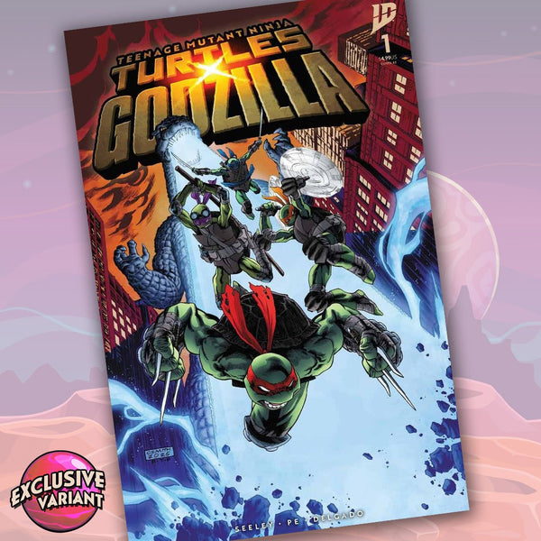 Teenage Mutant Ninja Turtles x Godzilla #1 Cory Smith GalaxyCon Exclusive Comic Book