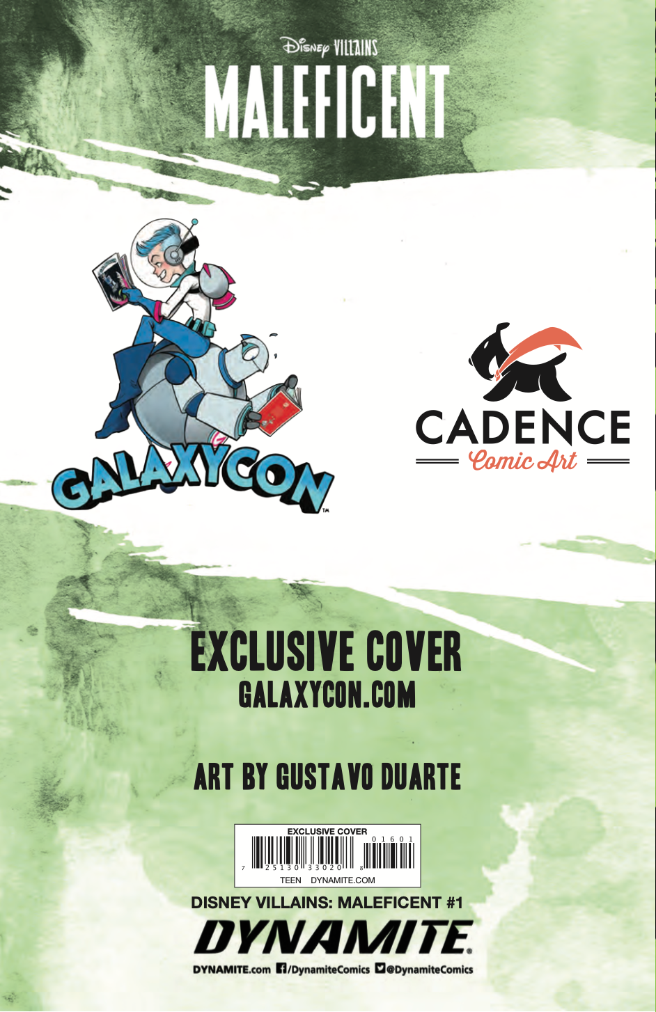 Disney Villains Maleficent #1 GalaxyCon Exclusive Duarte Virgin Variant Comic Book
