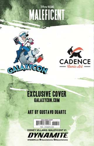 Disney Villains Maleficent #1 GalaxyCon Exclusive Duarte Foil Virgin Variant Comic Book