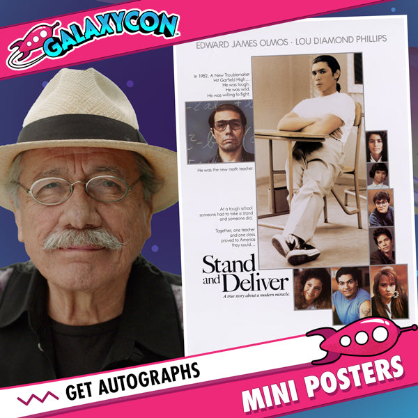Edward James Olmos: Autograph Signing on Mini Posters, February 29th