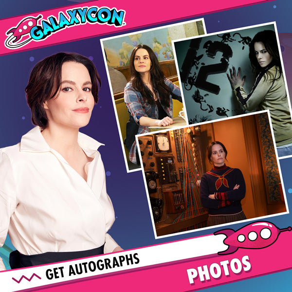 Emily Hampshire: Autograph Signing on Photos, November 27