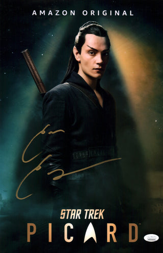 Evan Evagora Star Trek: Picard 11x17 Signed Photo Poster JSA Certified Autograph