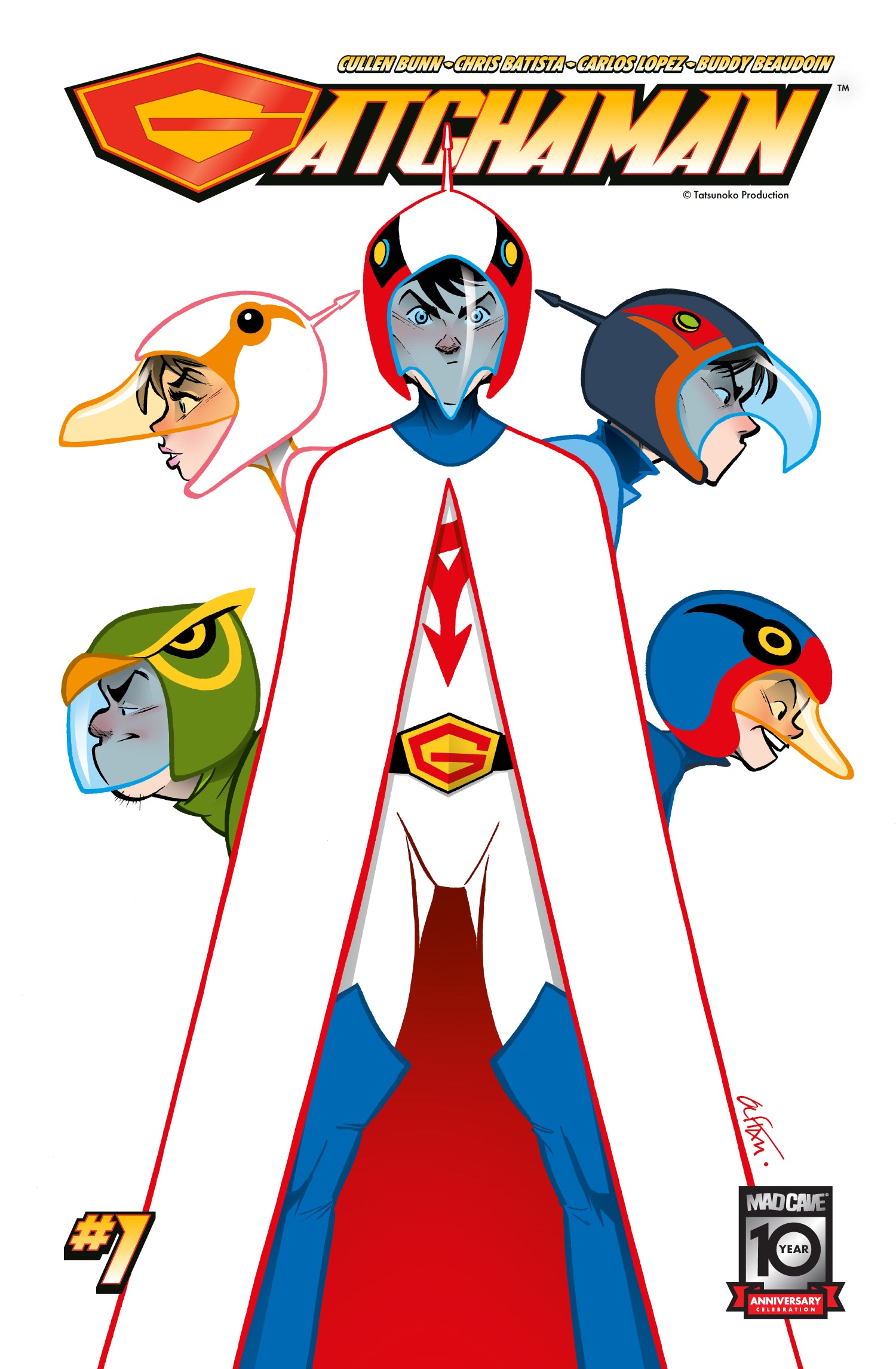 Gatchaman # 1 Duarte Cover A GalaxyCon Exclusive Comic Book