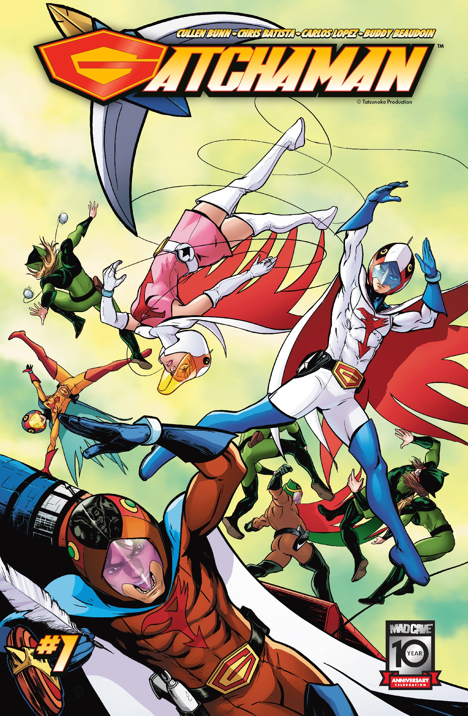 Gatchaman # 1 McKoy Cover A GalaxyCon Exclusive Comic Book