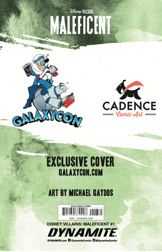 Disney Villains Maleficent #1 GalaxyCon Exclusive Gaydos Variant Comic Book