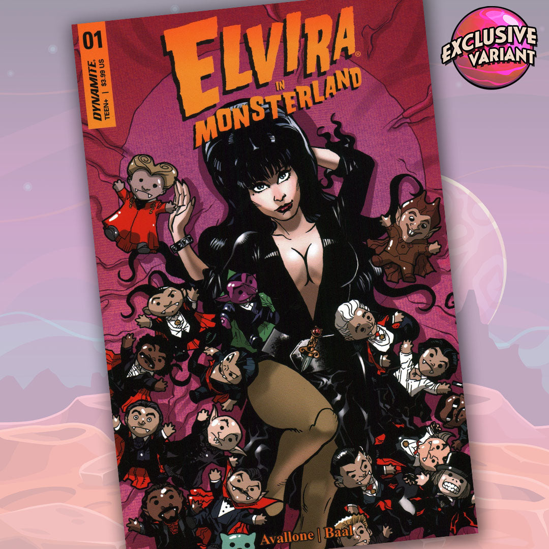 Elvira In Monsterland #1 GalaxyCon Exclusive Jeanty Variant Comic Book