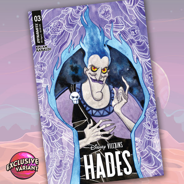 Disney Villians Hades #3 GalaxyCon Exclusive Jill Thompson Trade Variant Comic Book