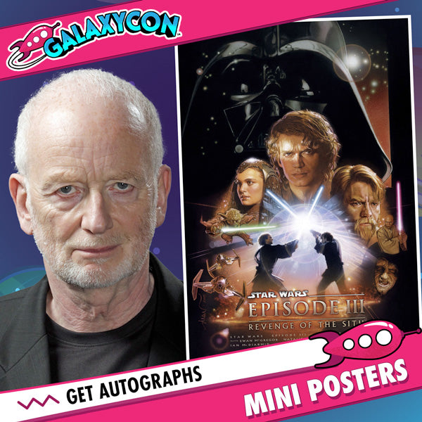 Ian McDiarmid: Autograph Signing on Mini Posters, February 29th