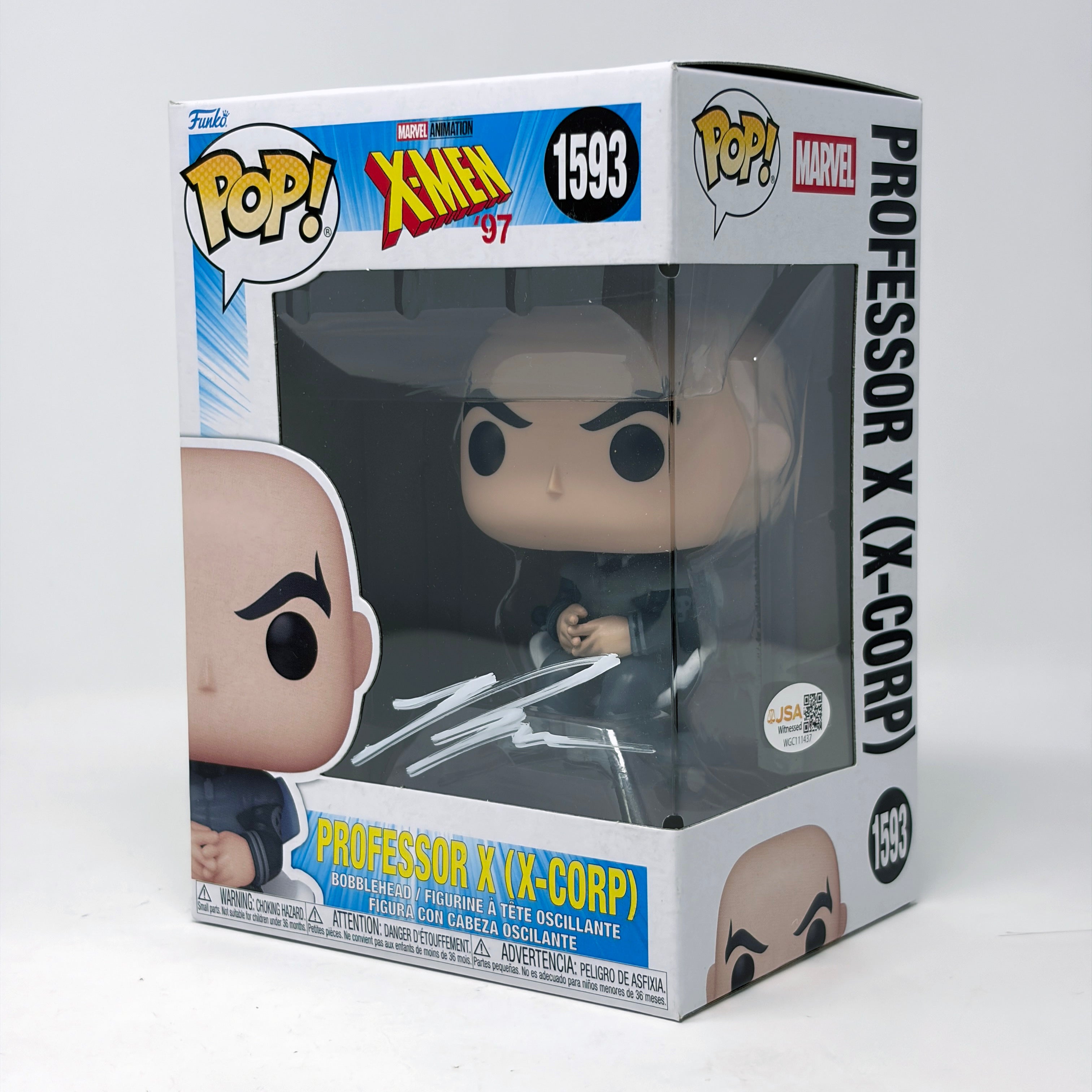 Ross Marquand X-Men '97 Professor X #1593 Signed Funko Pop