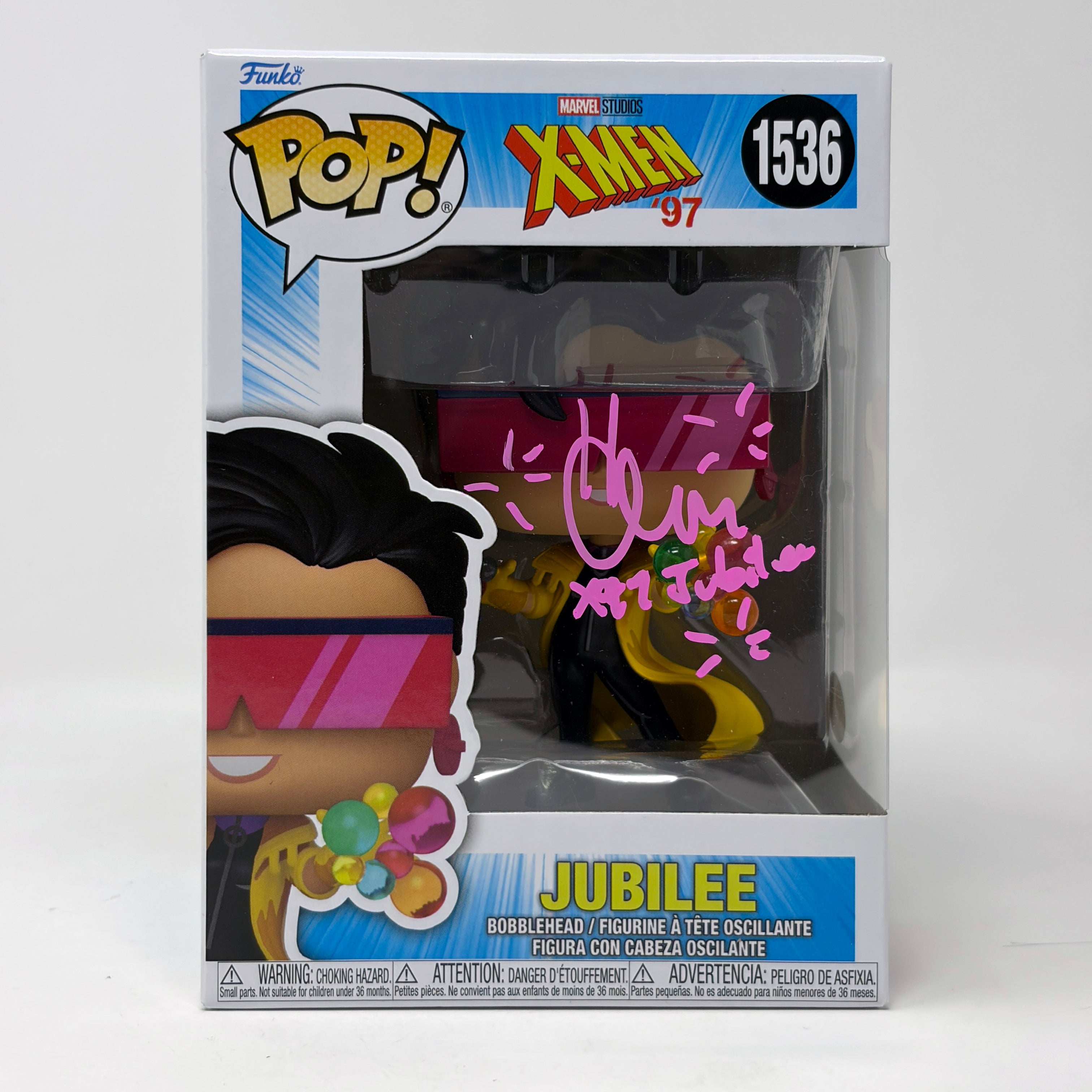 Holly Chou Marvel X-MEN Jubilee #1536 Signed Funko Pop