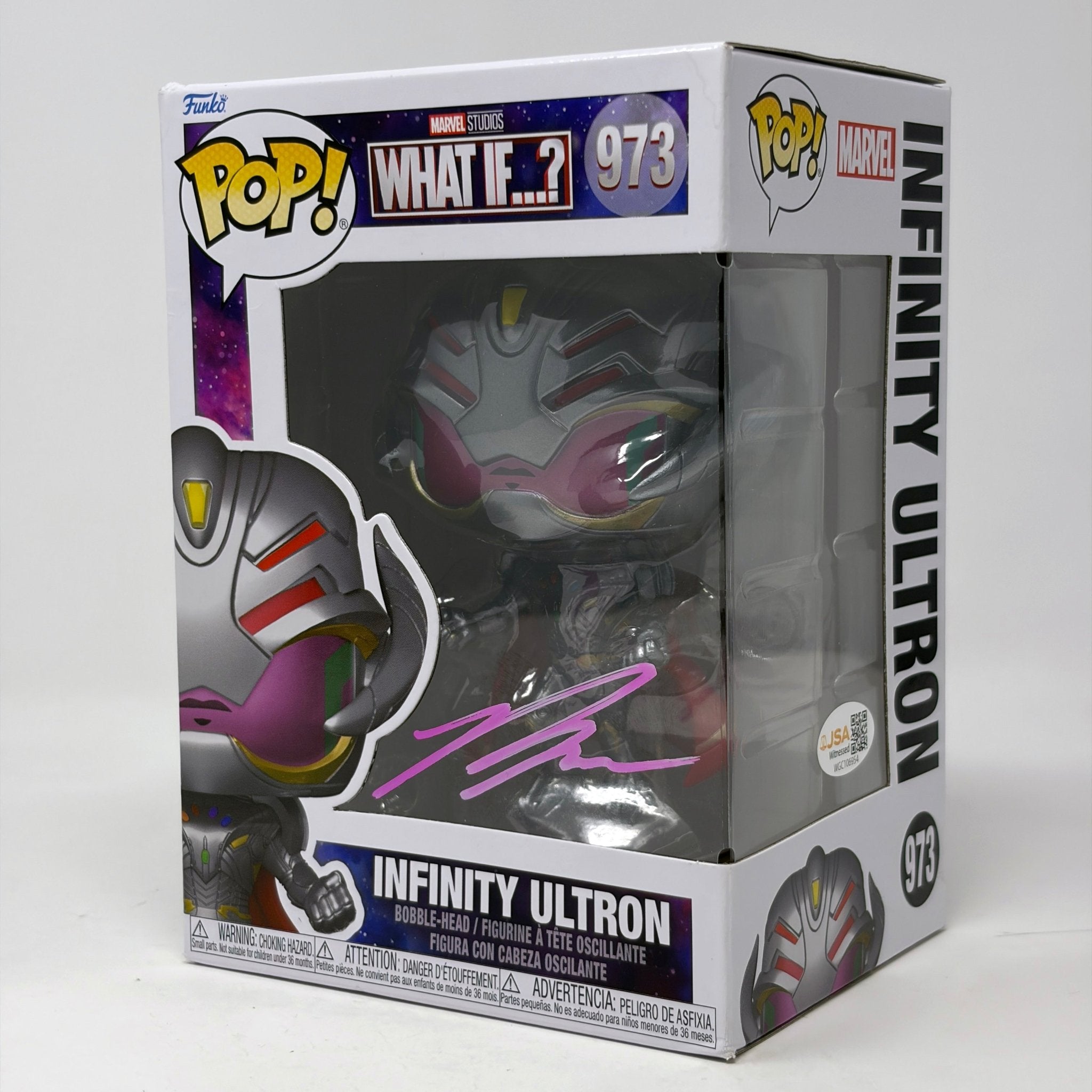 Ross Marquand What If...? Infinity Ultron #973 Signed Funko Pop JSA Certified Autograph