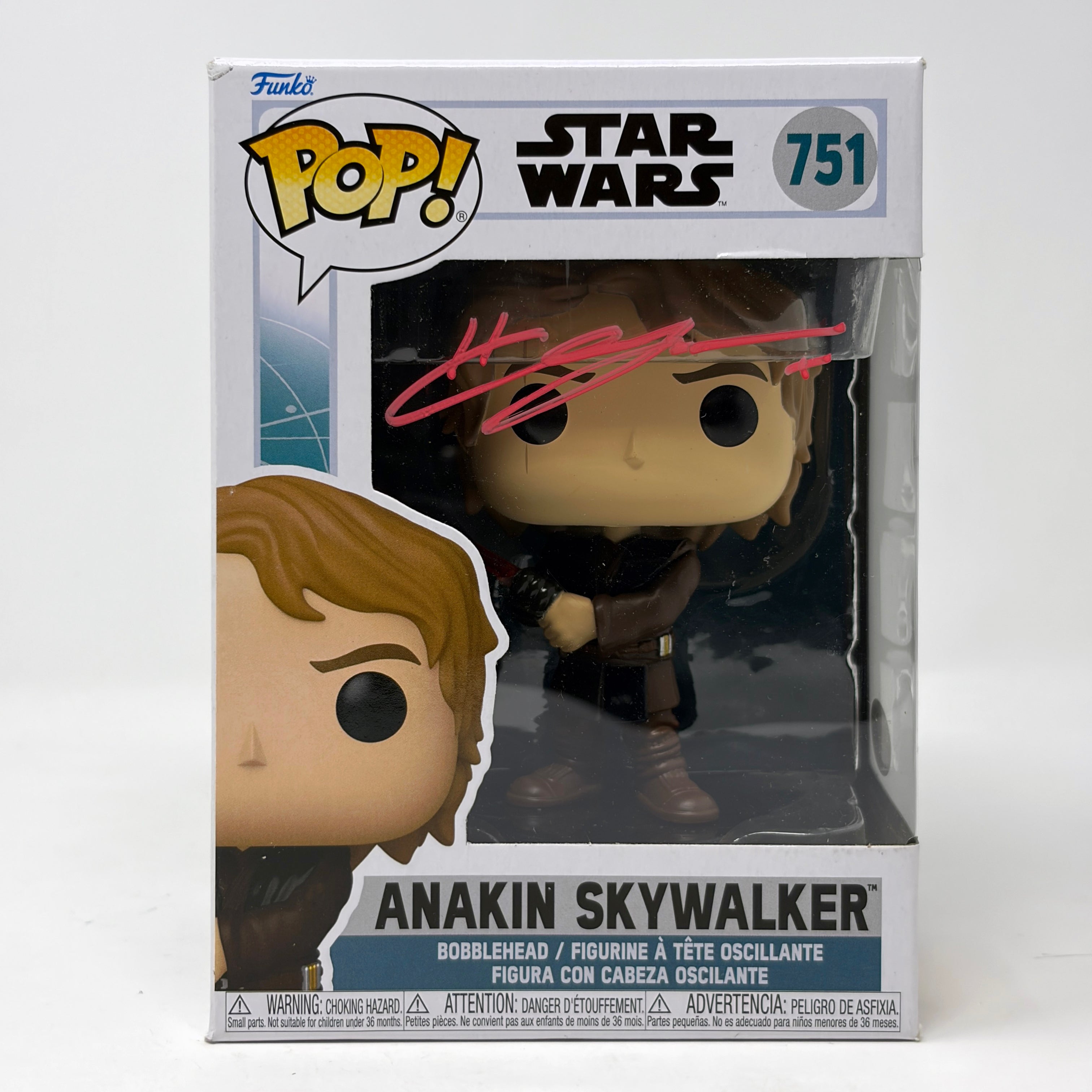 Hayden Christensen Anakin Skywalker #751 Signed Funko Pop