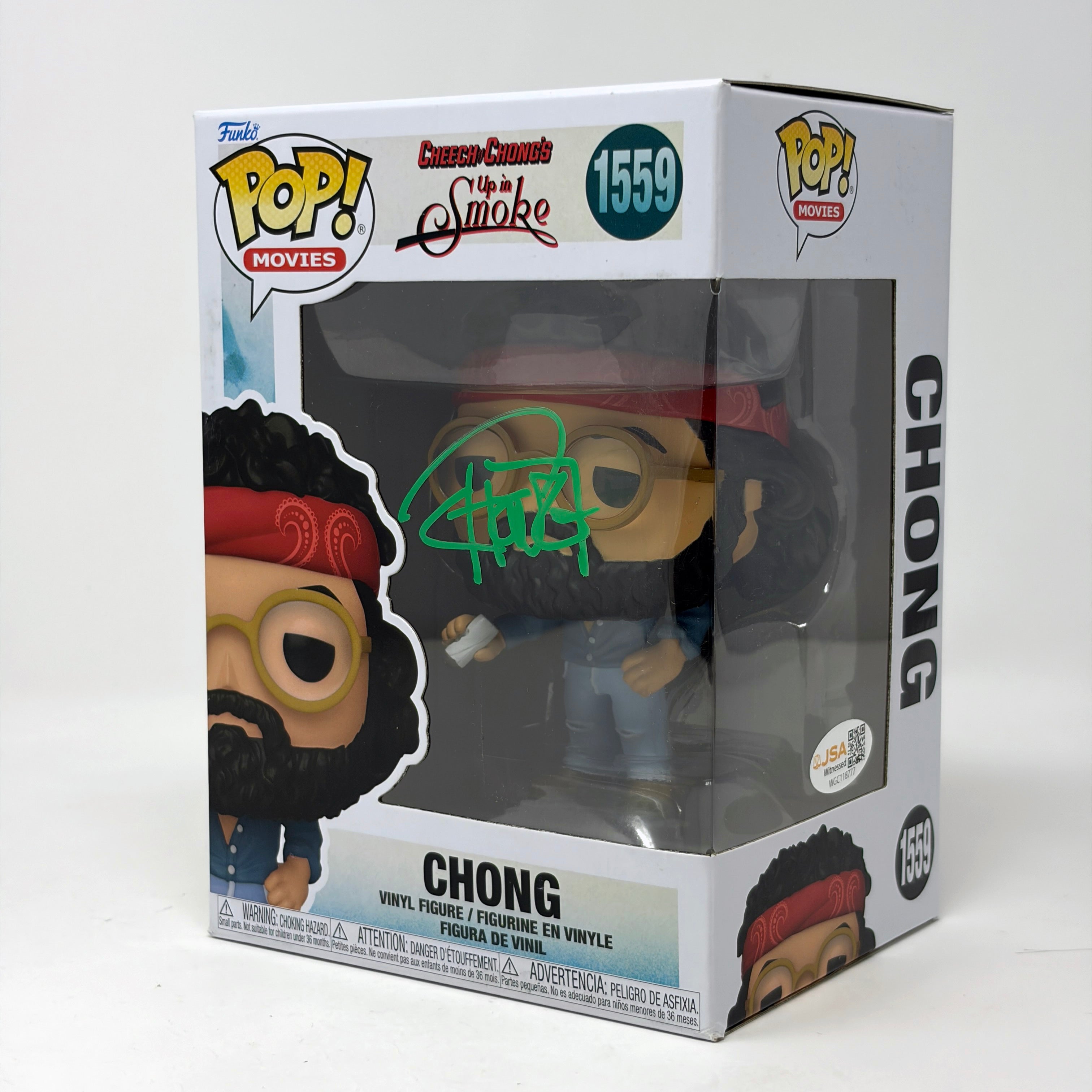 Tommy Chong Up in Smoke #1559 Signed Funko Pop