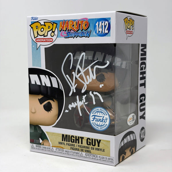 Skip Stellrecht Signed "Might Guy" in Naruto #1412 Funko Pop