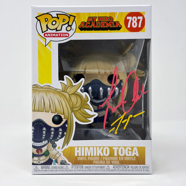 Leah Clark My Hero Academia Himiko Toga #787 Signed Funko Pop