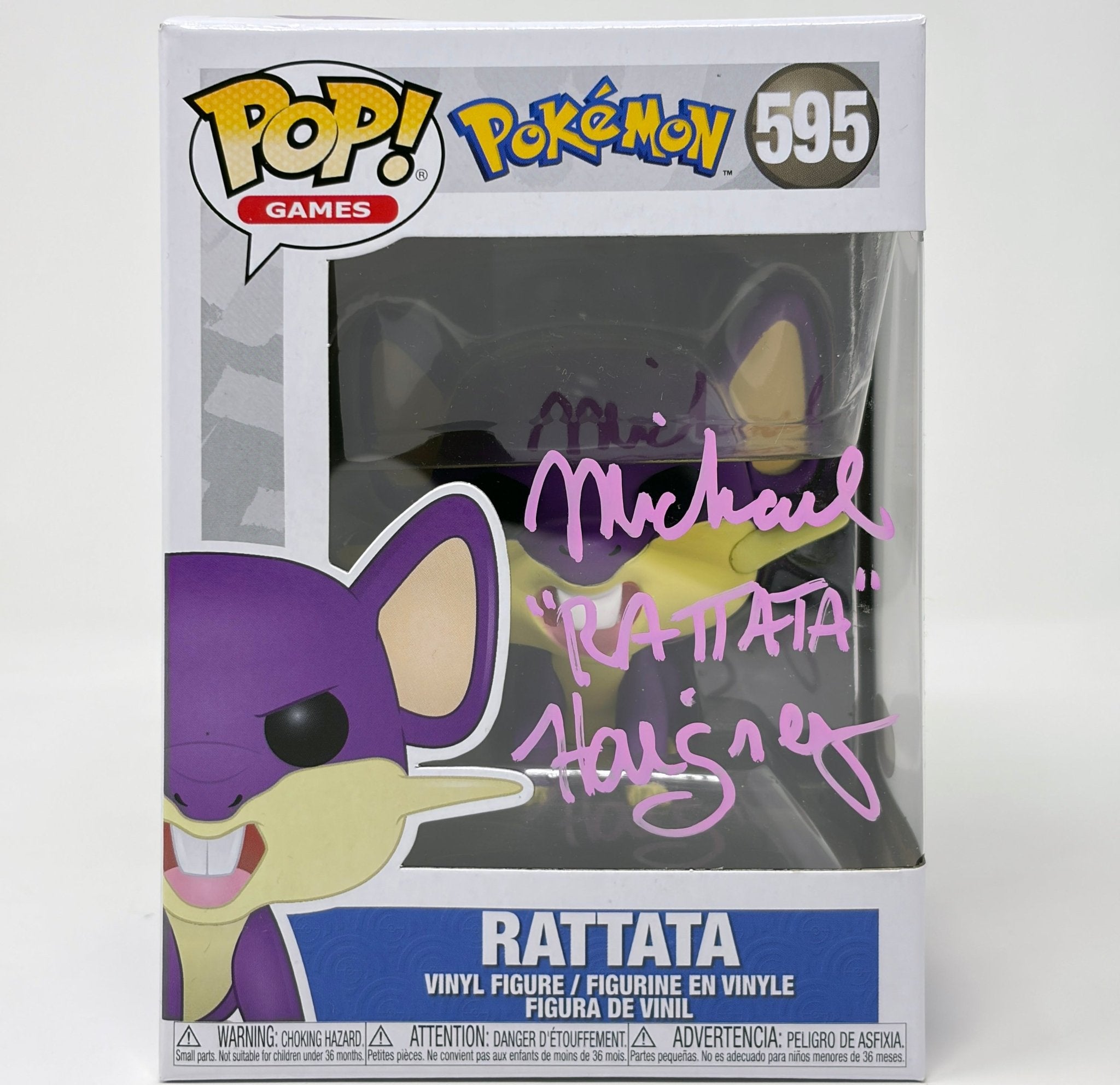 Michael Haigney Pokemon Rattata #595 Signed Funko Pop