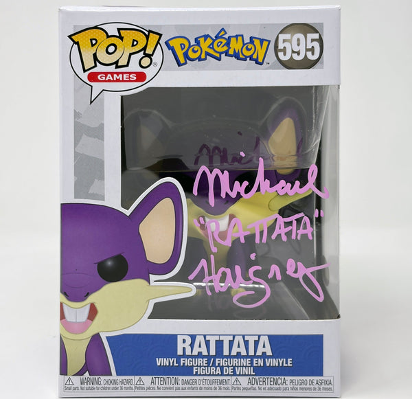 Michael Haigney Pokemon Rattata #595 Signed Funko Pop