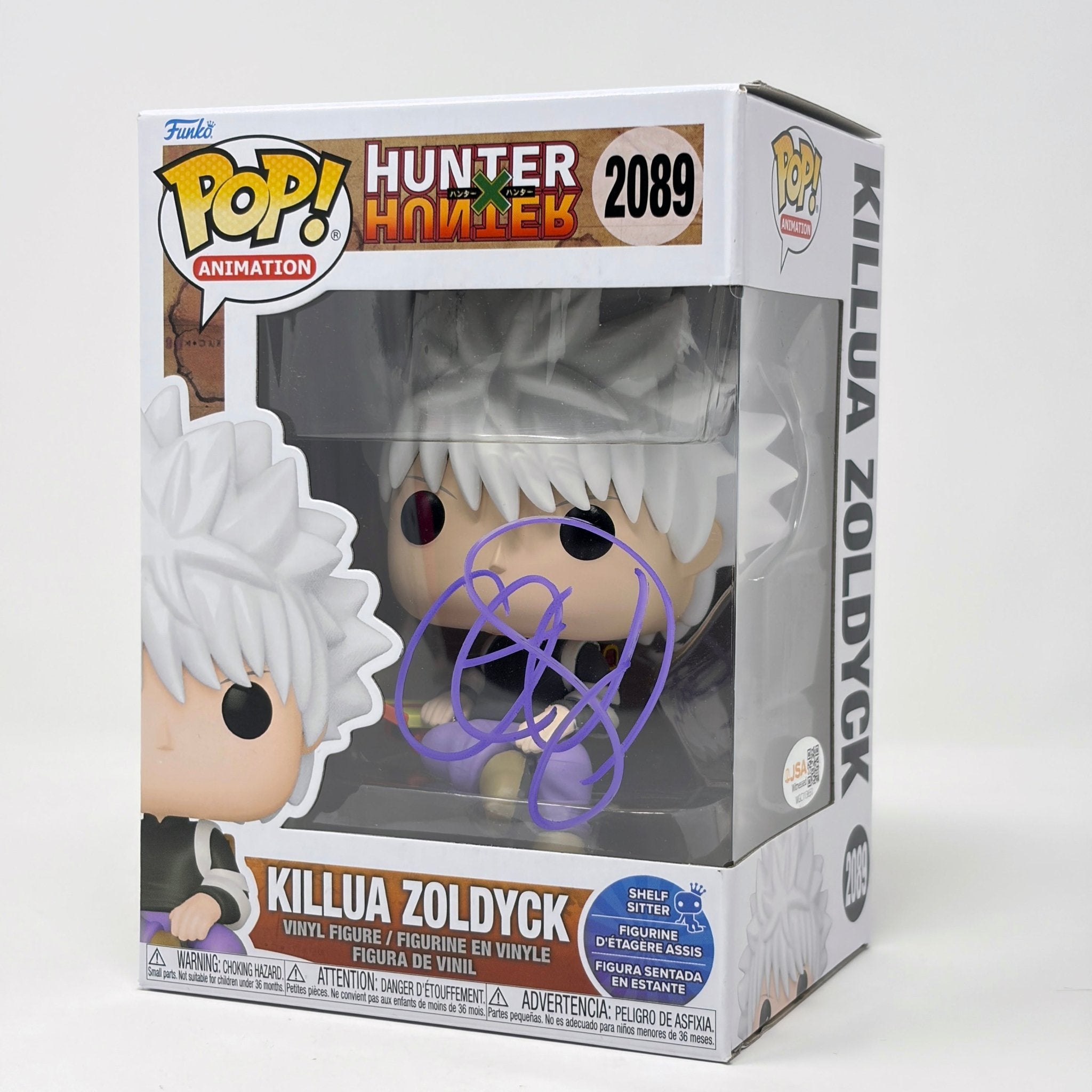 Cristina Vee Hunter X Hunter Killua Zoldyck #2089 Signed Funko Pop JSA Certified Autograph