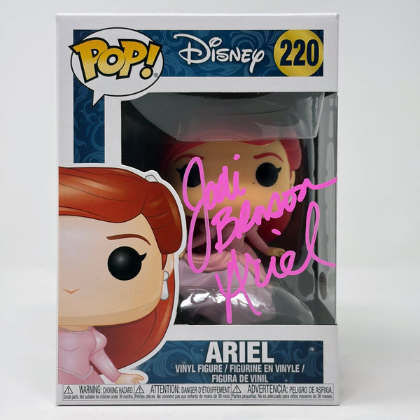 Jodi Benson Disney Little Mermaid Ariel #220 Signed Funko Pop JSA Certified Autograph