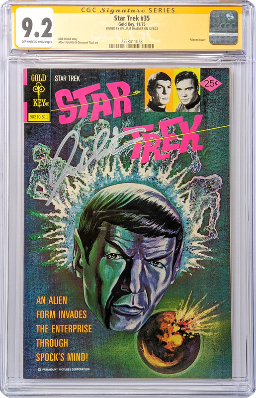 Star Trek #35 Gold Key CGC Signature Series 9.2 William Shatner