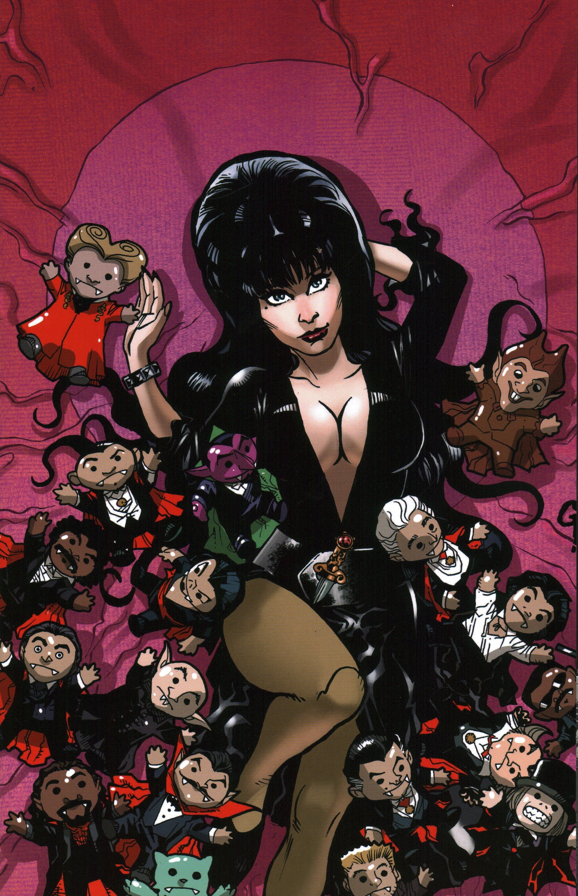 Elvira In Monsterland #1 GalaxyCon Exclusive Jeanty Virgin Variant Comic Book