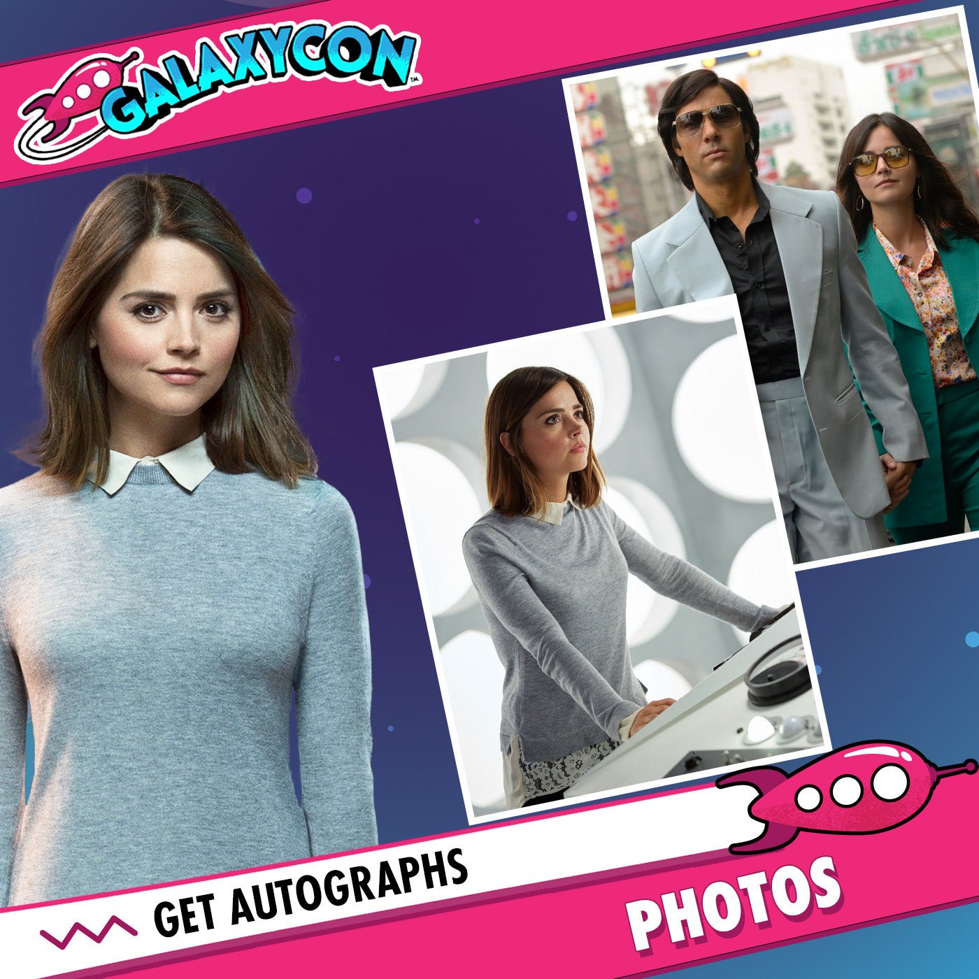 Jenna Coleman: Autograph Signing on Photos, November 27