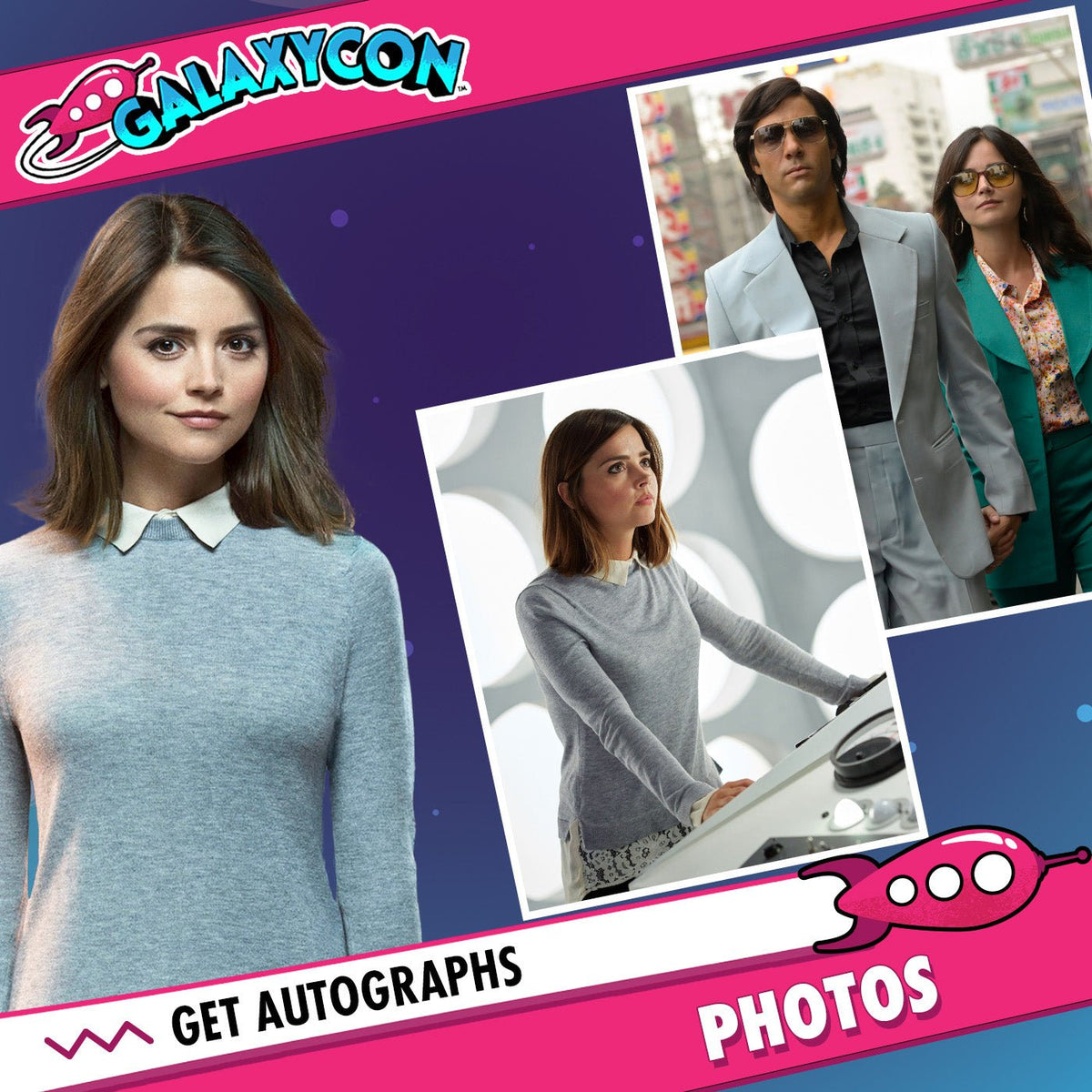 Jenna Coleman: Autograph Signing on Photos, November 27