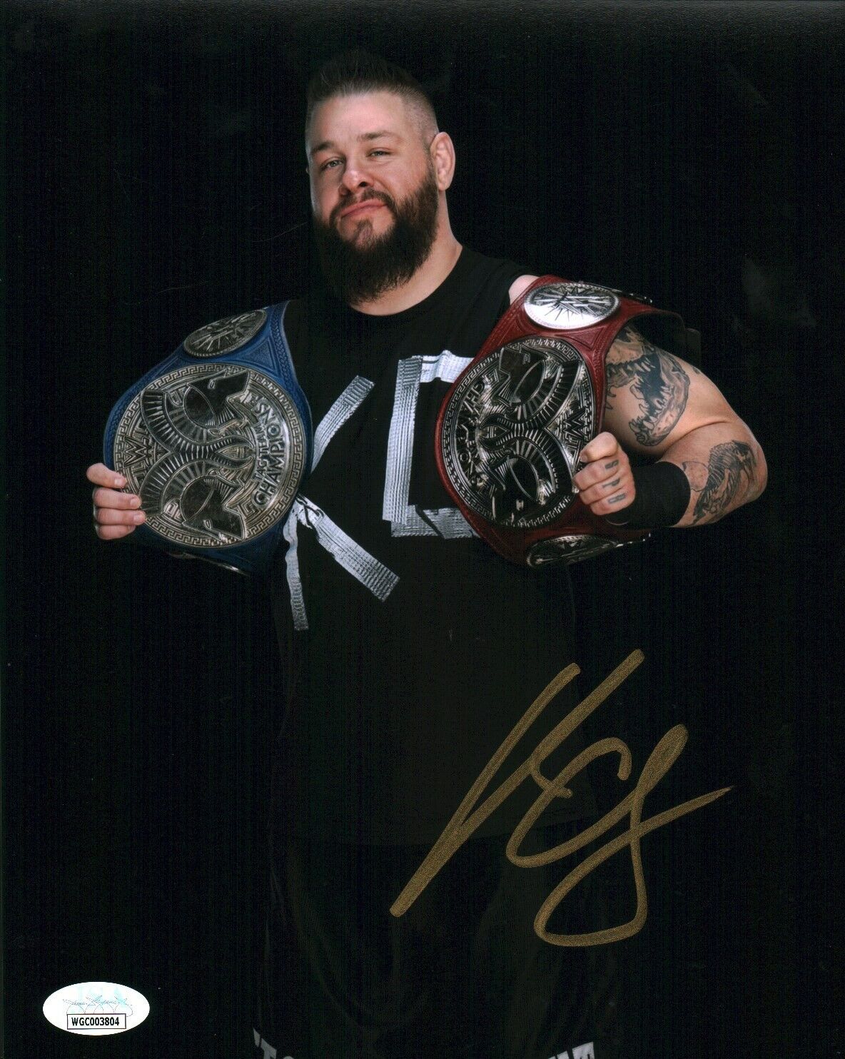 Kevin Owens Wrestling 8x10 Photo Signed Autograph JSA Certified COA