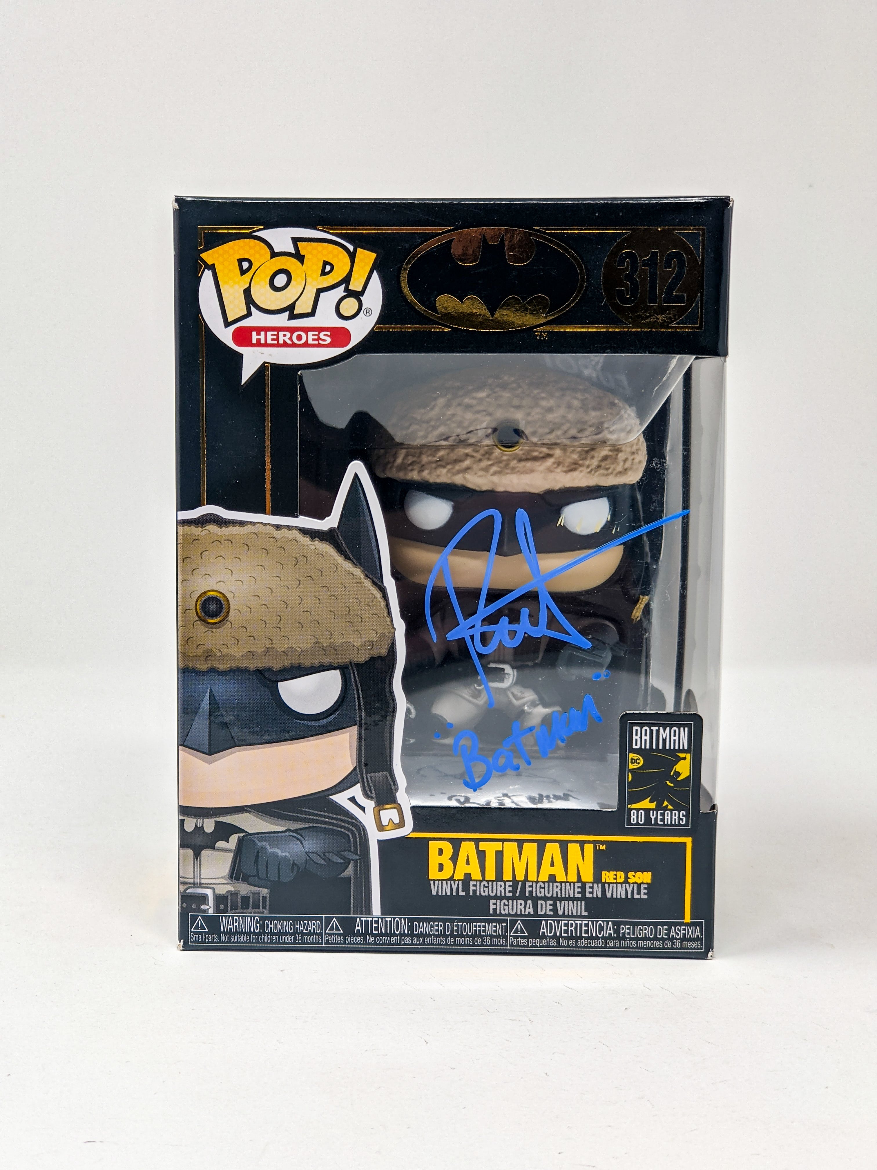 Roger Craig Smith DC Batman Red Son #312 Exclusive Signed Funko Pop JSA Certified Autograph GalaxyCon