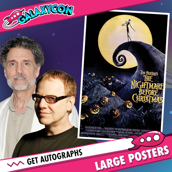 Danny Elfman & Chris Sarandon: Duo Autograph Signing on Large Posters, March 7th
