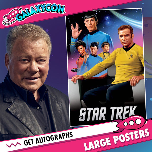 William Shatner: Autograph Signing on Large Posters, November 16th