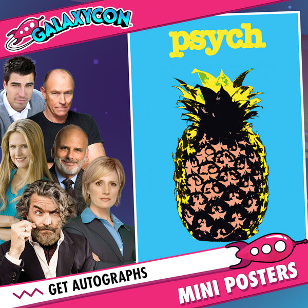Psych: Cast Autograph Signing on Mini Posters, May 9th
