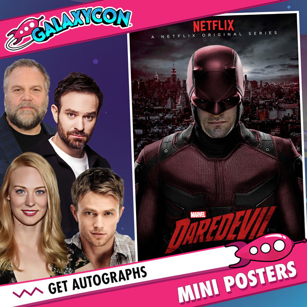 Daredevil: Cast Autograph Signing on Mini Posters, May 9th Bethel Cox D'Onofrio Woll GalaxyCon Oklahoma City