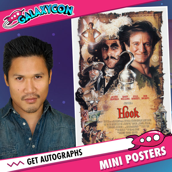 Dante Basco: Autograph Signing on Mini Posters, July 4th Dante Basco GalaxyCon Raleigh